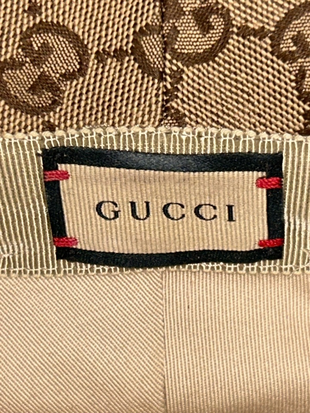 Gucci Brown GG Supreme Canvas Bucket Hat - Picture 3 of 15